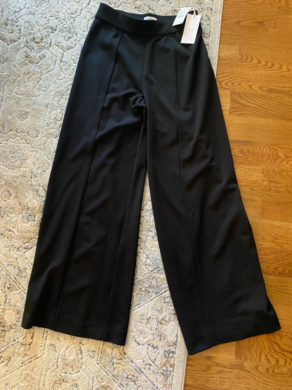 Nordstrom Black Wide-Leg Trousers